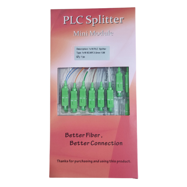 Spliter Conectorizado 1x16 APC - APC